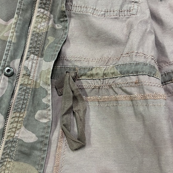 ANTHROPOLOGIE MARRAKESH Boho Blush Camo Cotton Anorak Urban-Chic Jacket SZ M - Picture 10 of 16